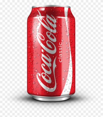 Crushed Soda Can Clipart Download - Coca Cola Can Png