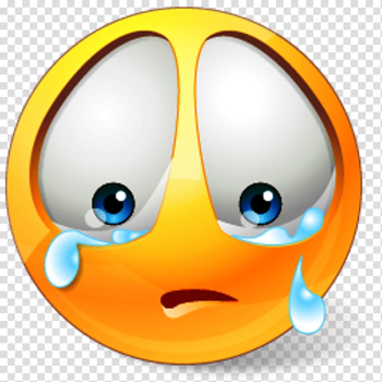 Crying emoji sticker, Smiley Sadness Emoticon , Of Sad People transparent background PNG clipart