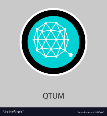 Crypto coin icon on isolated white background vector image