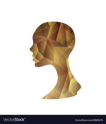 Crystal Abstract Woman vector image Crystal Abstract Woman vector image