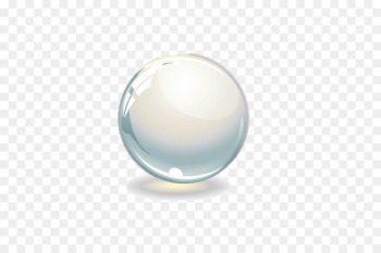 Crystal ball Button Glass - Round Button 