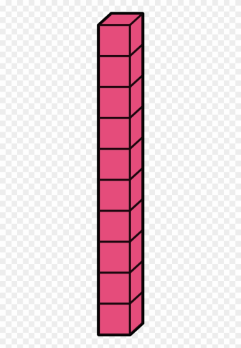 Cube Clipart Ten Base - Base Ten Blocks Cube Clipart Ten Base - Base Ten Blocks