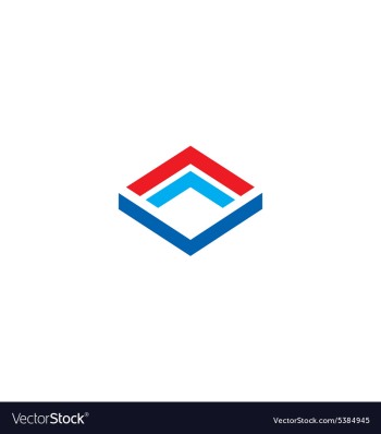 Cube construction technology business logo vector image Cube construction technology business logo vector image