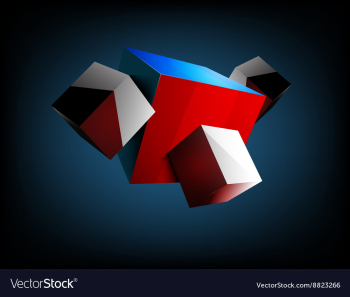 Cubes vector image Cubes vector image