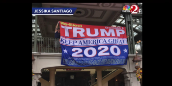 Cultist Hangs Trump 2020 Banner At Disney World - Joe.My.God.