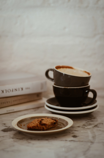 Cup Beside Pastry