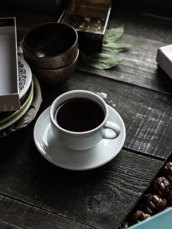 Cup of black coffee 