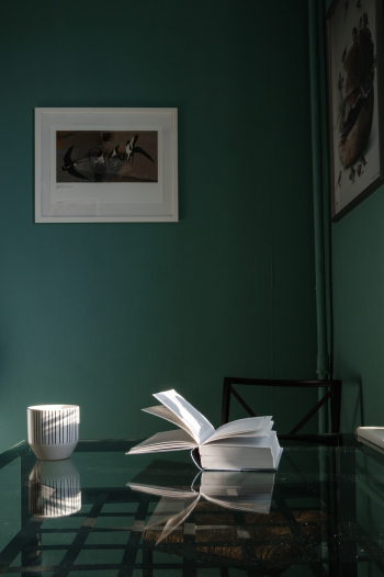 Cup on Glass Table Cup on Glass Table