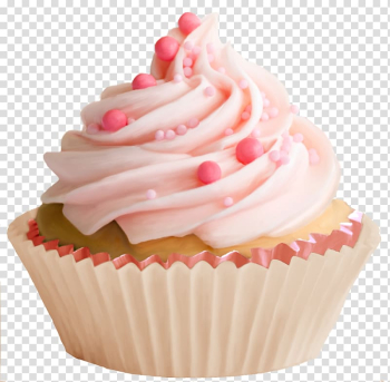 Cupcake art, Cupcake Birthday cake Wedding cake Red velvet cake Bakery, Pretty pink ice cream transparent background PNG clipart