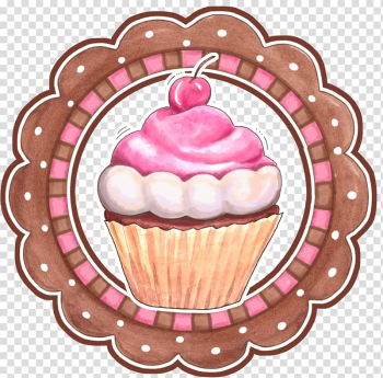 Cupcake Bakery Chocolate brownie Muffin Birthday cake, cupcake transparent background PNG clipart