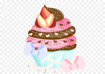 Cupcake Frosting & Icing American Muffins Drawing - cake Cupcake Frosting & Icing American Muffins Drawing - cake