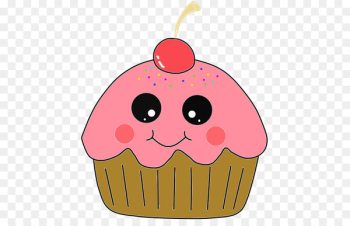 Cupcake Halloween cake Muffin Cartoon Clip art - Cupcake Pink Kartun 