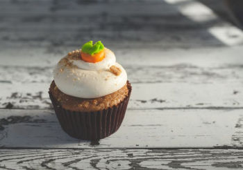 cupcake on table cupcake on table