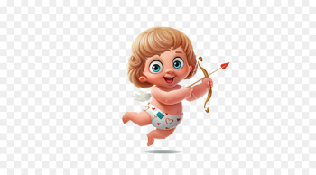 Cupid Illustration - Cute Cupid Doll Cupid Illustration - Cute Cupid Doll