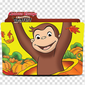 Curious George A Halloween Boofest Folder Icon, Curious George A Halloween Boofest transparent background PNG clipart