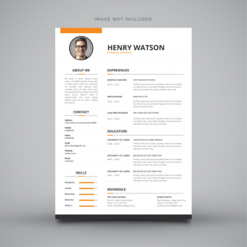 Curriculum vitae design Free Vector Curriculum vitae design Free Vector