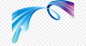 Curve Abstract art Line - Colorful abstract geometric curve lines 