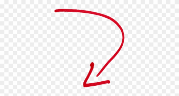 Curved Arrow Clipart - Curved Arrow Pointing Down