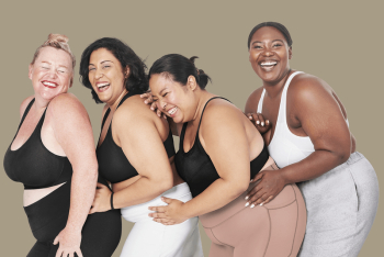 Curvy women's sportswear mockup, editable | Free PSD Mockup - rawpixel Curvy women's sportswear mockup, editable | Free PSD Mockup - rawpixel