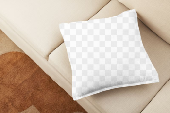 Cushion cover png mockup, transparent | Free PNG Mockup - rawpixel