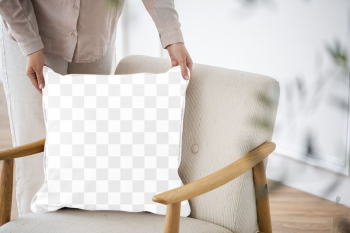 Cushion cover png mockup, transparent | Free PNG Mockup - rawpixel