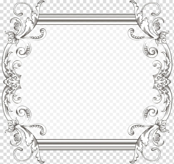 Custom Vintage Frame Three, grey frame illustration transparent background PNG clipart