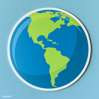 Cut out paper globe icon | Free stock photo - 402069 Cut out paper globe icon | Free stock photo - 402069