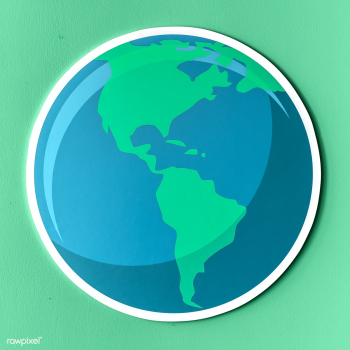 Cut out paper globe icon | Free stock photo - 402085 Cut out paper globe icon | Free stock photo - 402085