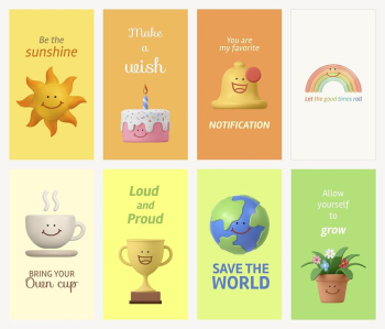 Cute 3D Instagram story template, | Free Vector - rawpixel Cute 3D Instagram story template, | Free Vector - rawpixel