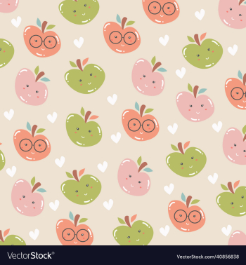 cute apple pattern cute apple pattern