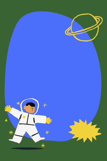 Cute astronaut frame background, blue | Free Vector - rawpixel Cute astronaut frame background, blue | Free Vector - rawpixel