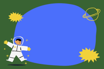 Cute astronaut frame background, blue | Free Vector - rawpixel Cute astronaut frame background, blue | Free Vector - rawpixel