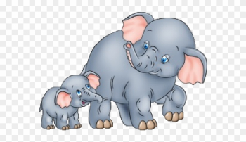 Cute Baby And Momma Elephant Clip Art Mother And Elephant&#39; - Mother And Baby Elephant Clipart