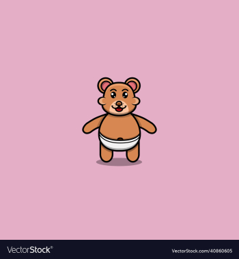 cute baby bear character logo icon cartoon cute baby bear character logo icon cartoon