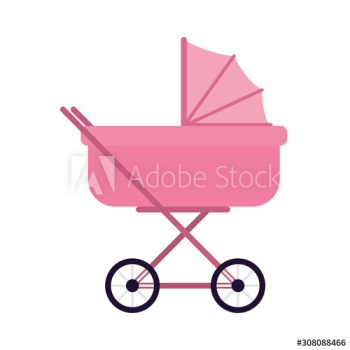 cute baby cart icon cute baby cart icon