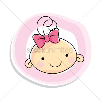Cute baby girl face Cute baby girl face