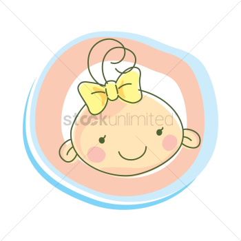 Cute baby girl face Cute baby girl face