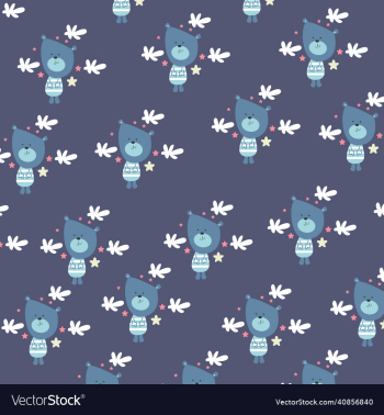 cute bear on blue background cute bear on blue background