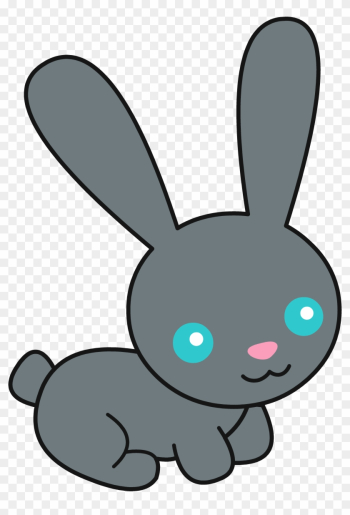 Cute Black Bunny Rabbit Free Clip Art Png - Cute Bunny Clipart Cute Black Bunny Rabbit Free Clip Art Png - Cute Bunny Clipart