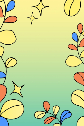 Cute botanical frame, colorful leaves | Free Vector - rawpixel Cute botanical frame, colorful leaves | Free Vector - rawpixel