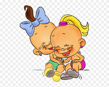 Cute Cartoon Baby Boy And Girl Cute Cartoon Baby Boy And Girl