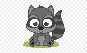 Cute Cartoon Baby Raccoon Cute Cartoon Baby Raccoon