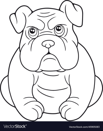 cute cartoon bulldog cute cartoon bulldog