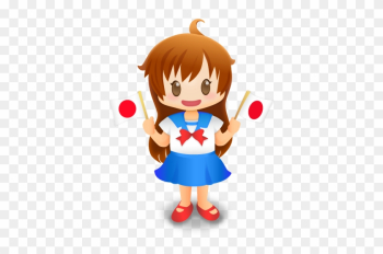 Cute Cartoon Girl Icon - Cartoon Girl Cute Png