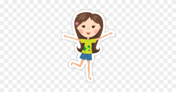 Cute Cartoon Girl Photos Mart Png - Girl Clipart Barefoot Cute Cartoon Girl Photos Mart Png - Girl Clipart Barefoot