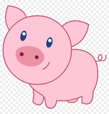 Cute Cartoon Pig Clipart - Cute Cartoon Pig Face