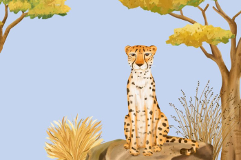 Cute cheetah background, blue design | Free Photo Illustration - rawpixel Cute cheetah background, blue design | Free Photo Illustration - rawpixel