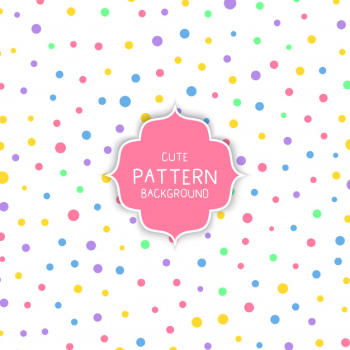Cute circle pattern background Cute circle pattern background