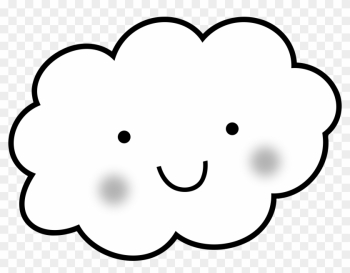 Cute Cloud - Nubes Para Colorear Cute Cloud - Nubes Para Colorear