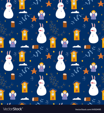 cute cozy winter seamless pattern cute cozy winter seamless pattern